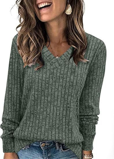 Women's V-neck Comfortable T-shirt