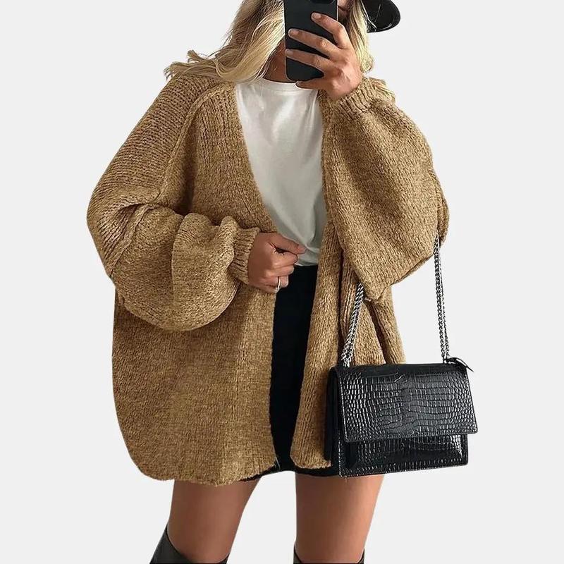 Women's loose cardigan sweater