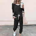 Color-blocked Comfortable Sports Suit