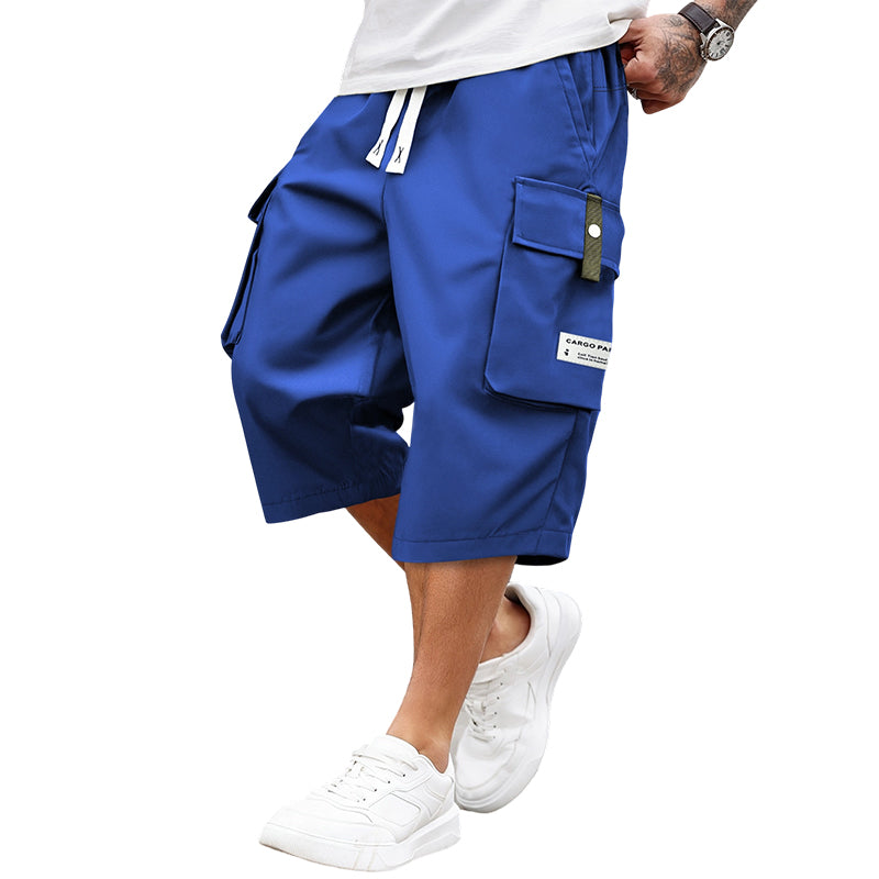 everyday drawstring capri pants/cargo pants