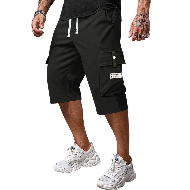 everyday drawstring capri pants/cargo pants