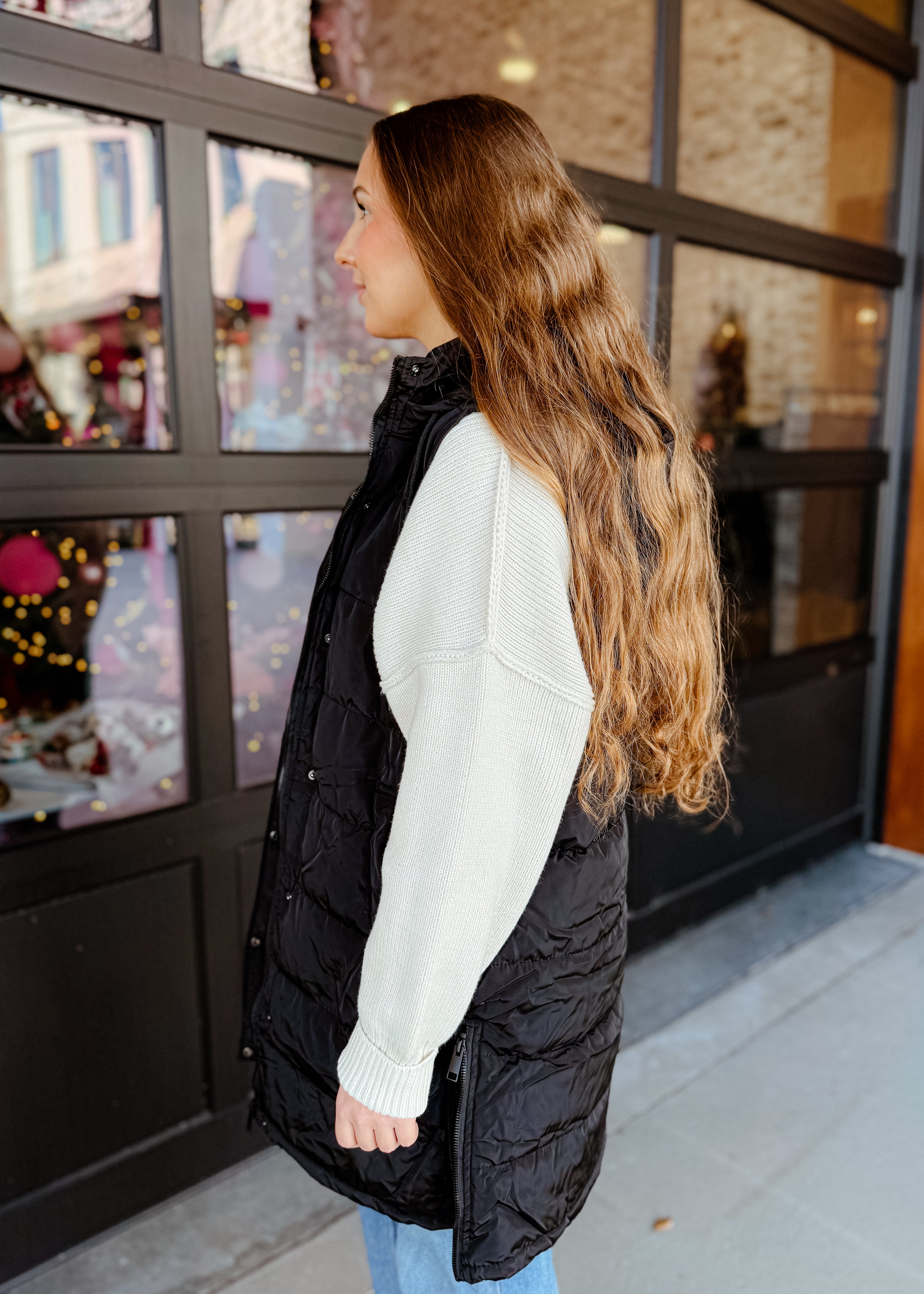 Long down jacket