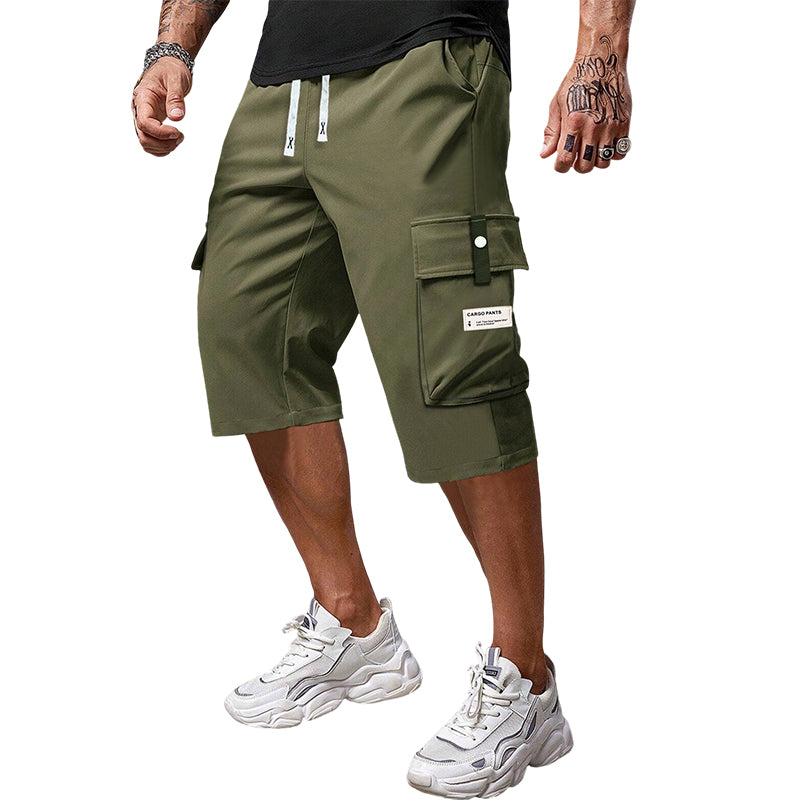 everyday drawstring capri pants/cargo pants