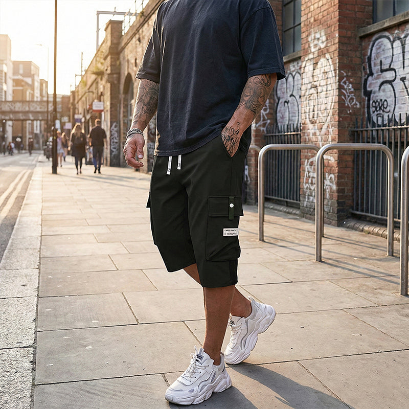 everyday drawstring capri pants/cargo pants