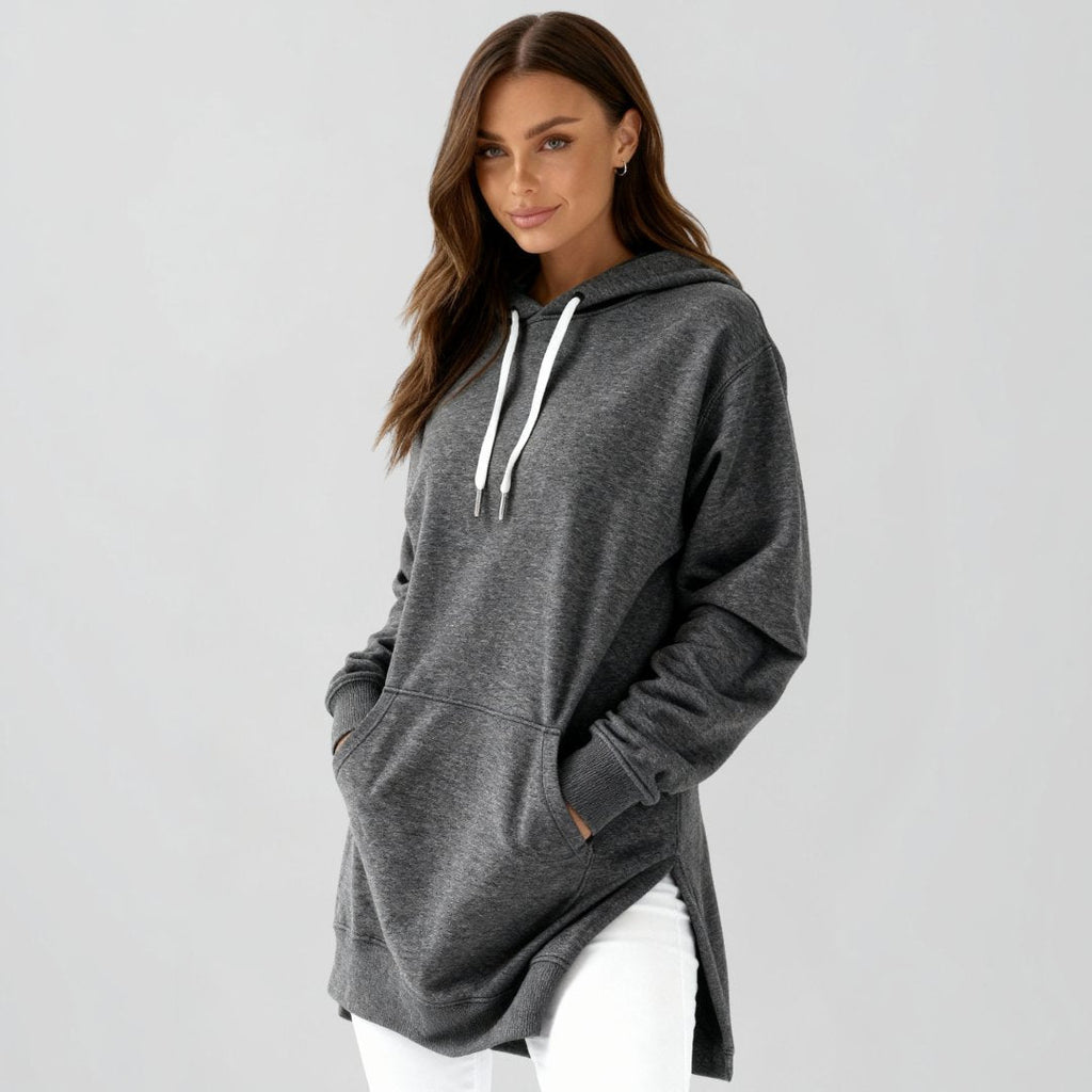 Hooded Warm Loose-fitting Midi Skirt